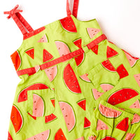 Vintage Gymboree Y2K watermelon all over print dress/top and bloomer set • Size 12/24 months with different fits