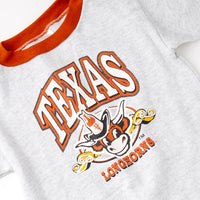 Vintage UT Texas Longhorns sweatshirt romper • Size 12/18 months