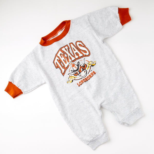 Vintage UT Texas Longhorns sweatshirt romper • Size 12/18 months